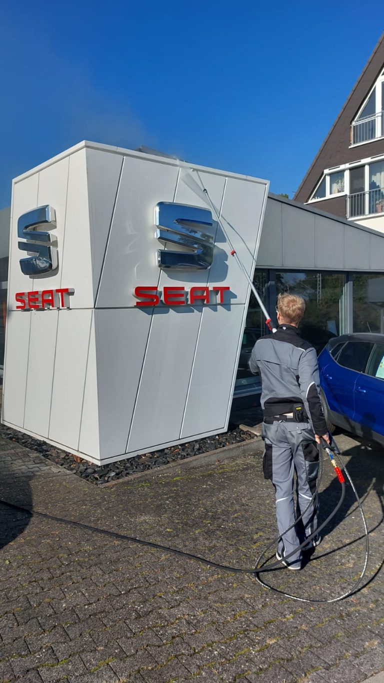Reinigung von Markenelementen